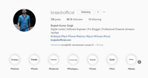 Brajesh Kumar Singh on Instagram